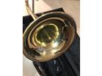 Yamaha Trombone With Mouthpiece And Case Student Model Good Condition ￼Brass