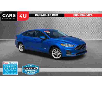 2019 Ford Fusion Hybrid SE is a Blue 2019 Ford Fusion Hybrid SE Hybrid in Knoxville TN