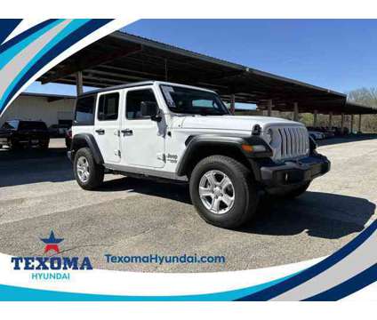 2021 Jeep Wrangler Unlimited Sport S 4x4 is a White 2021 Jeep Wrangler Unlimited Sport SUV in Sherman TX