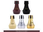 Mini Light-weight Practice Trumpet Straight Mute Silencer ABS Sourdine Gold