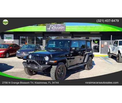 2017 Jeep Wrangler Unlimited for sale is a Black 2017 Jeep Wrangler Unlimited Car for Sale in Kissimmee FL