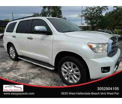 2013 Toyota Sequoia for sale is a White 2013 Toyota Sequoia Car for Sale in West Park FL
