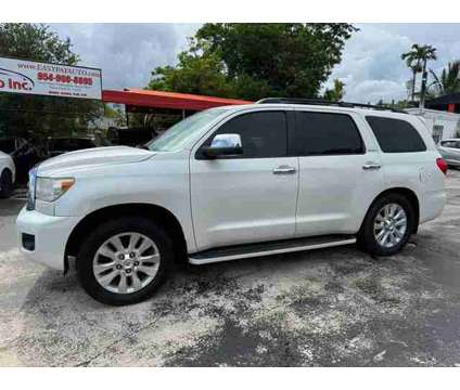 2013 Toyota Sequoia for sale is a White 2013 Toyota Sequoia Car for Sale in West Park FL