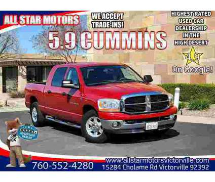 2006 Dodge Ram 2500 Mega Cab for sale is a Red 2006 Dodge Ram 2500 Car for Sale in Victorville CA