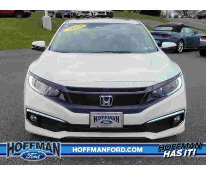 2021UsedHondaUsedCivicUsedCVT is a Silver, White 2021 Honda Civic Car for Sale in Harrisburg PA