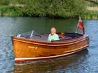 Classic Varnished River Launch