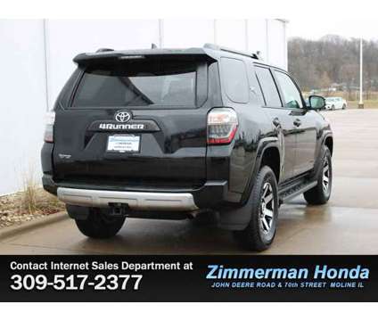 2023 Toyota 4Runner TRD Off Road is a Black 2023 Toyota 4Runner TRD Off Road Car for Sale in Moline IL
