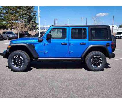 2024 Jeep Wrangler 4xe Rubicon is a Blue 2024 Jeep Wrangler Car for Sale in Denver CO