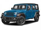 2024 Jeep Wrangler Blue, 13 miles