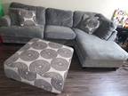 L sectional grey