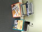 Marcato Italian Pasta Maker(used once) and Marcarto electric power motor(unused)