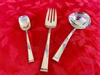 Vintage 3 Piece REED & BARTON "Classic Rose" STERLING SILVERWARE Serving Set