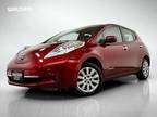 2015 Nissan Leaf Red, 40K miles