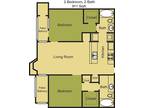 3 Floor Plan 2x2 - Tides On Leisure, Dallas, TX