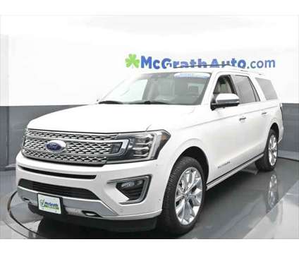 2018 Ford Expedition MAX Platinum is a Silver, White 2018 Ford Expedition SUV in Dubuque IA