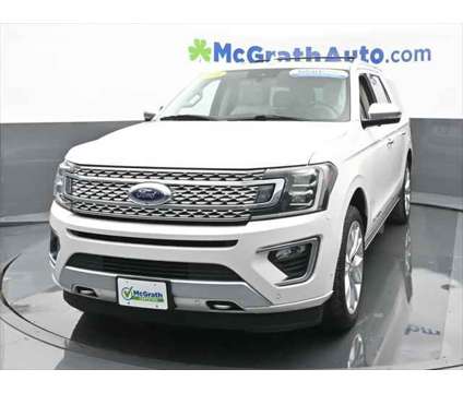 2018 Ford Expedition MAX Platinum is a Silver, White 2018 Ford Expedition SUV in Dubuque IA