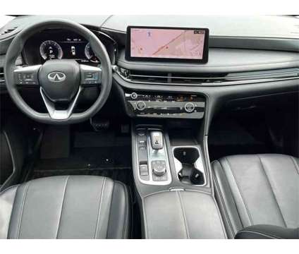 2023 Infiniti QX60 LUXE AWD is a Silver 2023 Infiniti QX60 Luxe SUV in Granbury TX