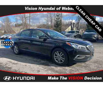 2016 Hyundai Sonata SE is a Black 2016 Hyundai Sonata SE Sedan in Webster NY