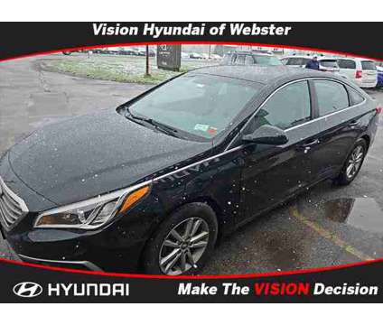 2016 Hyundai Sonata SE is a Black 2016 Hyundai Sonata SE Sedan in Webster NY