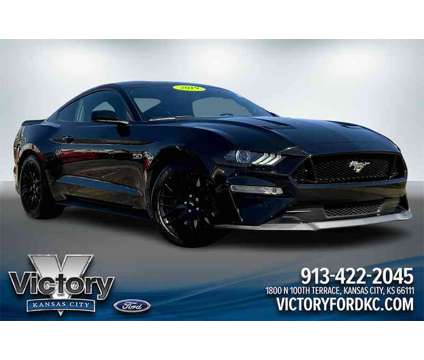 2019 Ford Mustang GT is a Black 2019 Ford Mustang GT Coupe in Kansas City KS