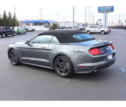 2022 Ford Mustang EcoBoost Premium is a Grey 2022 Ford Mustang EcoBoost Premium Convertible in Battle Creek MI