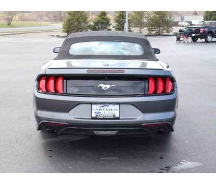 2022 Ford Mustang EcoBoost Premium is a Grey 2022 Ford Mustang EcoBoost Premium Convertible in Battle Creek MI