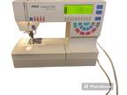 Pfaff 7570 Creative Sewing Embroidery Machine W/ Case Accessories Parts Germany