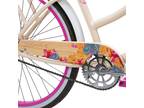 Huffy Panama Jack Perfect Fit Women's 26-inch Beach Cruiser Bike, Bones Gloss