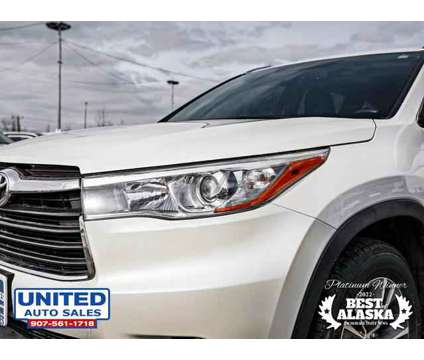 2016 Toyota Highlander for sale is a White 2016 Toyota Highlander Car for Sale in Anchorage AK