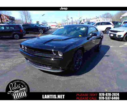 2023UsedDodgeUsedChallengerUsedAWD is a Black 2023 Dodge Challenger Car for Sale in Leominster MA