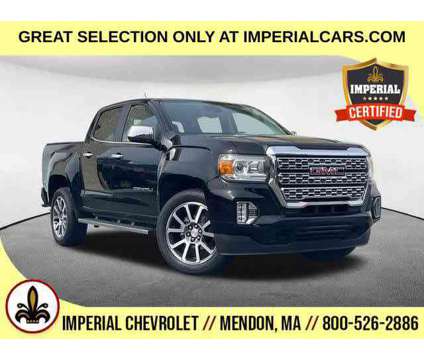 2021UsedGMCUsedCanyon is a Black 2021 GMC Canyon Denali Truck in Mendon MA