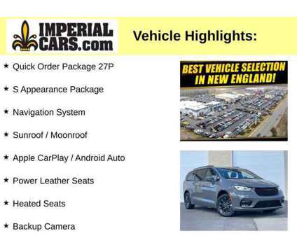 2021UsedChryslerUsedPacificaUsedAWD is a Grey 2021 Chrysler Pacifica Limited Car for Sale in Mendon MA