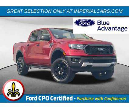 2021UsedFordUsedRangerUsed4WD SuperCrew 5 Box is a Red 2021 Ford Ranger XLT Car for Sale in Mendon MA