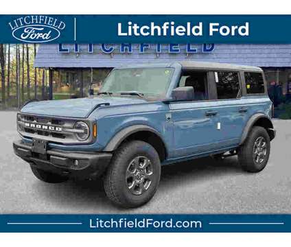 2024NewFordNewBroncoNew4 Door 4x4 is a Blue, Grey 2024 Ford Bronco Car for Sale in Litchfield CT