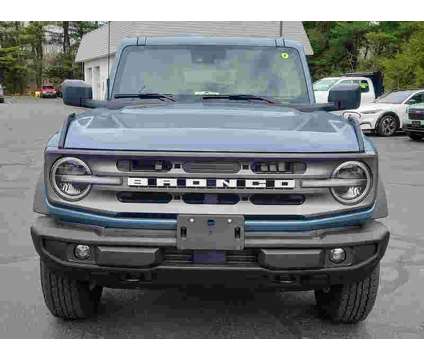 2024NewFordNewBroncoNew4 Door 4x4 is a Blue, Grey 2024 Ford Bronco Car for Sale in Litchfield CT