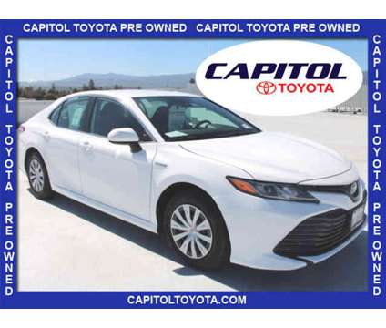 2020 Toyota Camry Hybrid LE is a White 2020 Toyota Camry Hybrid in San Jose CA