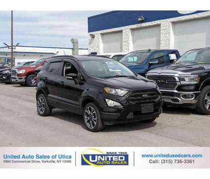 2020 Ford EcoSport SES is a Black 2020 Ford EcoSport SES Car for Sale in Utica, NY NY