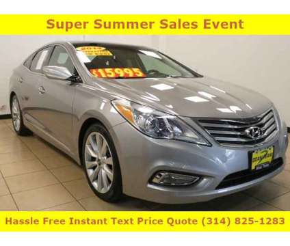 2014 Hyundai Azera Limited is a Silver 2014 Hyundai Azera Limited Car for Sale in Saint Louis MO