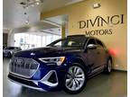 2022 Audi e-tron S Quattro Premium Plus Blue, Very Low Miles! Gorgeous Color!