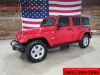 2015 Jeep Wrangler Unlimited Sahara 4x4 V6 Hardtop Auto Financing Red Low Miles