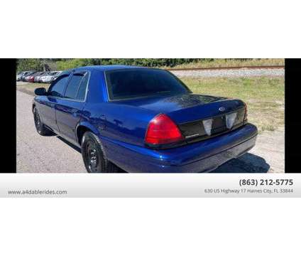 2003 Ford Crown Victoria for sale is a Blue 2003 Ford Crown Victoria 4dr Car for Sale in Haines City FL