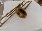 USED "COUESNON PARIS" VALVE TROMBONE WITH HARD CASE & Mpc