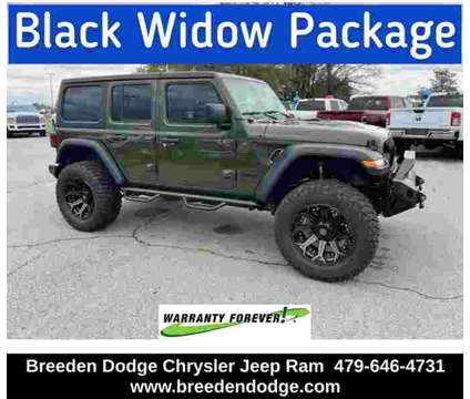 2024 Jeep Wrangler Willys Black Widow is a Green 2024 Jeep Wrangler SUV in Fort Smith AR