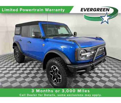 2022 Ford Bronco Badlands 4wd is a Blue 2022 Ford Bronco SUV in Issaquah WA