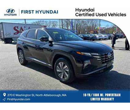 2022 Hyundai Tucson Hybrid Blue is a Black 2022 Hyundai Tucson Hybrid in North Attleboro MA