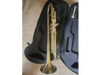 Borg Trumpet for Beginner or Advanced Student with Case - Gold