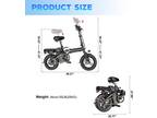 14" Folding Electric Bike for Adults Teens, 400W 48V/15AH, Commuter City