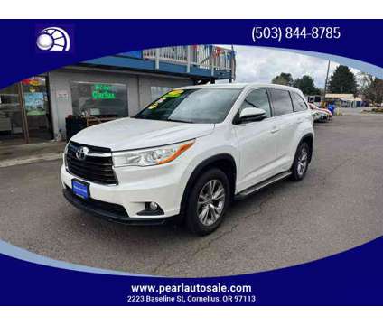 2014 Toyota Highlander for sale is a White 2014 Toyota Highlander Car for Sale in Cornelius OR