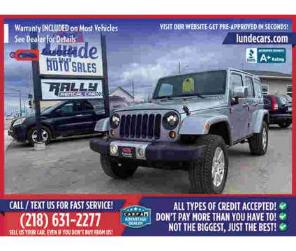 2013 Jeep Wrangler for sale is a Silver 2013 Jeep Wrangler Car for Sale in Wadena MN