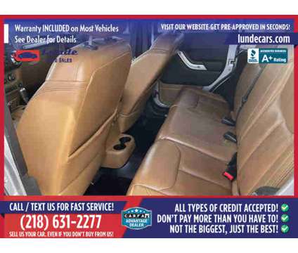 2013 Jeep Wrangler for sale is a Silver 2013 Jeep Wrangler Car for Sale in Wadena MN